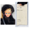 Lara's Fur Accessories New York, NY USA Barbie Doll in Ranch Mink Coat
