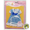 Cititoy Doll Fashion Set for 12-14 Inch Dolls Blue Floral Dress 1990 #6496