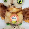 Steiff Wittie Owl Mohair Plush #2620