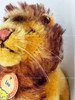 Steiff Vintage 1960's Leo Lion Mohair Plush