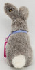 Steiff Manni Grey and White Bunny Rabbit 6 Inch Mohair Plush 1503/10