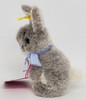 Steiff Manni Grey and White Bunny Rabbit 6 Inch Mohair Plush 1503/10