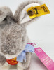 Steiff Manni Grey and White Bunny Rabbit 6 Inch Mohair Plush 1503/10
