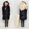 Barbie Doll in Lara's Fur Accessories New York, NY USA in Ranch Mink Coat