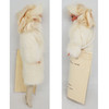 Barbie Doll in White Mink Coat by Lara's Fur Accessories New York, NY USA