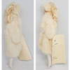Barbie Doll in a White Mink Fur Coat by Lara's Fur Accessories New York, NY USA