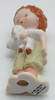 Nativity Gentle Shepherd Painted Bisque Figurine CHK100-4 Hallmark 1981