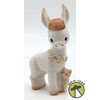 Nativity Faithful Donkey Painted Bisque Figurine CHK100-2 Hallmark 1981
