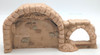 Nativity Christmas Stable Painted Bisque Porcelain Accessory Hallmark 1986