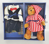 Travel With Teddy Plush Bear with Trunk and Outfits 04266