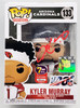 Funko POP Football Arizona Cardinals Kyler Murray 133 Vinyl Figure Signed