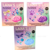Lana's Life Gel Gloss Slimi + Deluxe Mix-Ins 3 Pack Blue Pink and Purple Slime