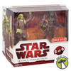 Star Wars Legacy Geonosis Arena Showdown Kit Fisto and Geonosian Warrior Figures