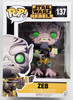 Funko POP Star Wars Rebels Zeb 137 Vinyl Bobble Head Figure