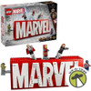 LEGO Marvel Logo & Minifigures Collectible Building Toy 76313