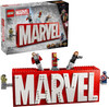 LEGO Marvel Logo & Minifigures Collectible Building Toy 76313