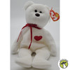 Ty Beanie Baby Valentino the Bear Toys for Tots Version Plush 1995