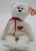 Ty Beanie Baby Valentino the Bear Toys for Tots Version Plush 1995