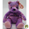 Ty Beanie Baby Clubby VI the Bear Purple Version BBOC Plush 2003