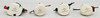 Hallmark Keepsake Mitford Snowman Jubilee Set of 4 Christmas Ornament QX2825