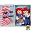 Stars and Stripes Raggedy Ann and Andy Plush Doll Set Applause 752285