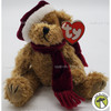 Ty Attic Treasures Jangle the Bear Poseable Christmas Plush