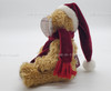 Ty Attic Treasures Jangle the Bear Poseable Christmas Plush