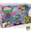 TMNT Purple Dragon Cycle Vehicle with Raphael Figure 2024 Playmates 84306