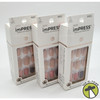 Kiss imPRESS Press-On Manicure Nails Lot of 3 Before Sunset 83652, Short Length
