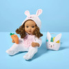 Gigglescape Bunny Doll Costume with Basket and Carrot Plush