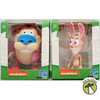 Ren and Stimpy Poseable Action Vinyls Figure Lot of 2 The Loyal Subjects 00791