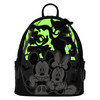Disney Mickey & Minnie Ghost Light-Up Glow-in-the-Dark Mini-Backpack Loungefly