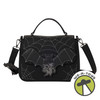 Mickey and Minnie Spiderweb and Bats Crossbody Bag Loungefly