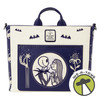 Nightmare Before Christmas Jack & Sally Night Sky Convertible Tote Loungefly
