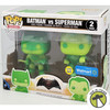 Funko POP Heroes DC Batman vs Superman Glow in the Dark Figure 2 Pack