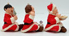 Larry, Moe, and Curly The Three Stooges Ornament Set Hallmark QX6499