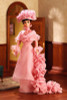 Barbie as Eliza Doolittle Doll in My Fair Lady Closing Scene Pink Chiffon Gown