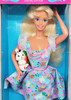 Easter Basket Barbie Doll with Bunny 1995 Mattel 15578