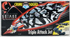 Batman the Animated Series Triple Attack Jet 3 in 1 Vehicle 1995 Kenner 64662