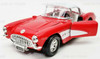 Superior Chevrolet Corvette 1957 Die-Cast Pull Back Model Car Collectible NEW