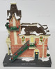 Disney Village Light Up Fire Station Lighted Porcelain Building