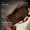 Ekster Brown Leather Cardholder Wallet - Fits 12 Cards