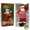 Jingle Bell Rock Santa Dancing W/ Sound Collectible Plush 1998 Christmas Fantasy