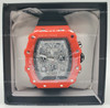 Activa X Invicta Men's Watch - 44.3mm, Black/Red, Skeleton Dial (ACW2305-020)