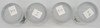 Disney Glass Cups Set of 4 feat. Mickey Mouse Minnie Mouse Goofy and Donald Duck