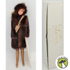 Barbie Doll in Custom Mahogony Mink Coat by Lara's Fur Accessories in New York