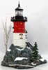 Department 56 Rock Point Lighthouse Original Snow Village Accessory 55397