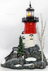 Department 56 Rock Point Lighthouse Original Snow Village Accessory 55397