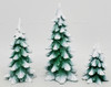 Department 56 Village Wintergreen Pines Set of 3 Trees 52660