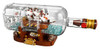 LEGO Ideas Ship in a Bottle 962 Piece Building Kit 92177